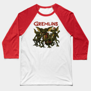 Rock and Roll gremlins Baseball T-Shirt