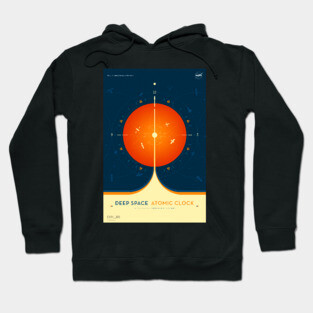 NASA Atomic Clock Mission Orange Hoodie