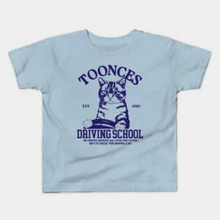 Toonces Driving School - Est. 1989 Kids T-Shirt