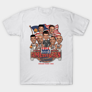 USA Dream Team 1992 Caricature T-Shirt
