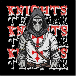 Knights templar Posters and Art