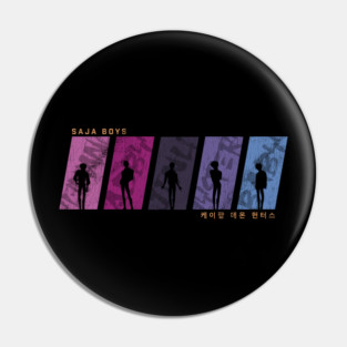 Saja Boys Silhouettes Pin