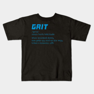 Funny Detroit Lions – Definition of Grit Kids T-Shirt