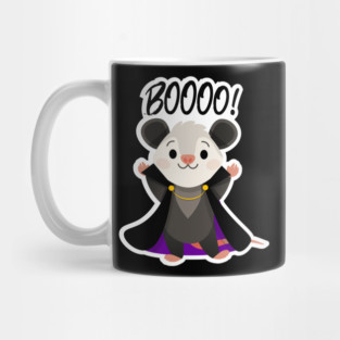 Booo Halloween Possum Mug