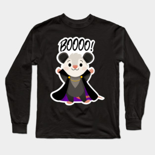 Booo Halloween Possum Long Sleeve T-Shirt