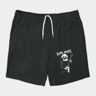 Philosopher Karl Marx Rock Portrait Shorts