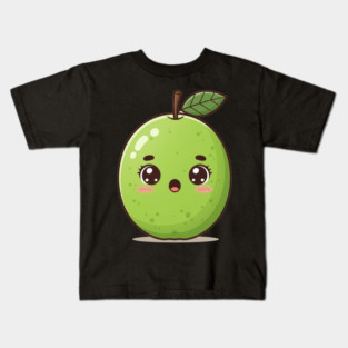Surprised Fruit Kawaii Cute Graphic Kids T-Shirt