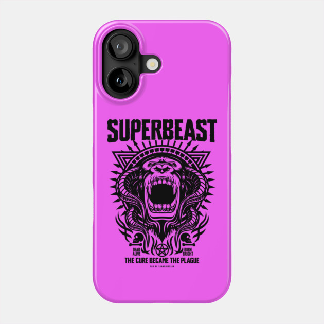 SUPERBEAST Phone Case by artslaves