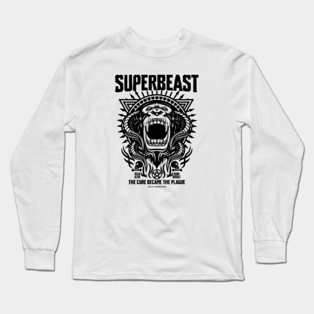 SUPERBEAST Long Sleeve T-Shirt by artslaves