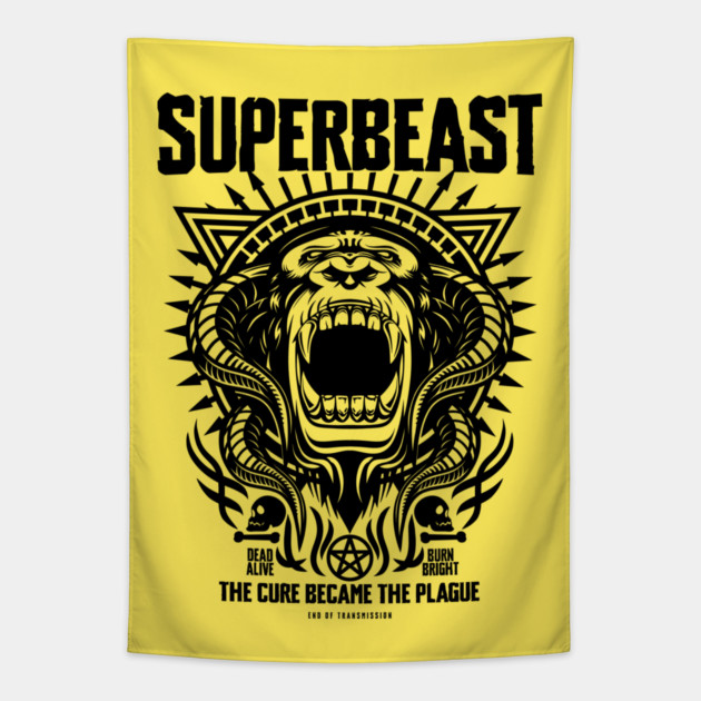 SUPERBEAST Tapestry by artslaves