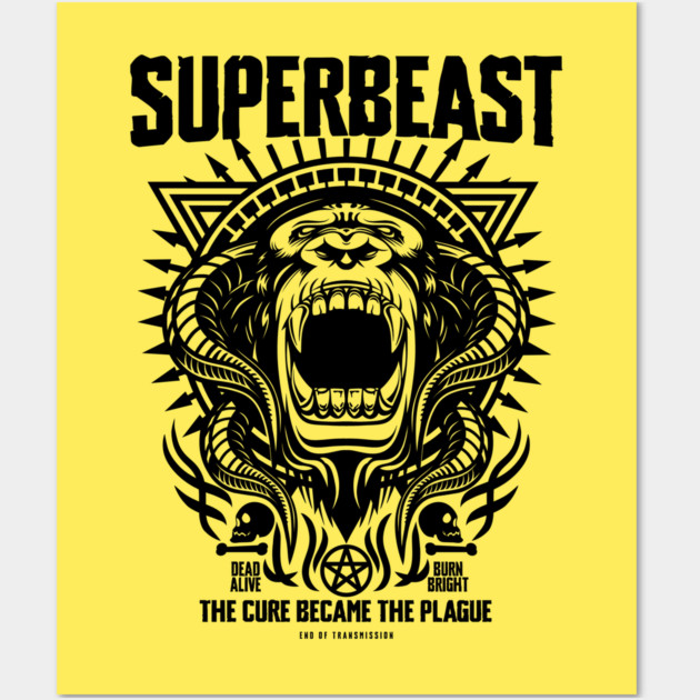 SUPERBEAST Wall Art by artslaves