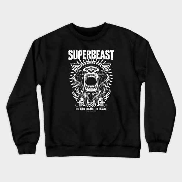 SUPERBEAST Crewneck Sweatshirt by artslaves