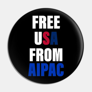free usa from aipac Pin
