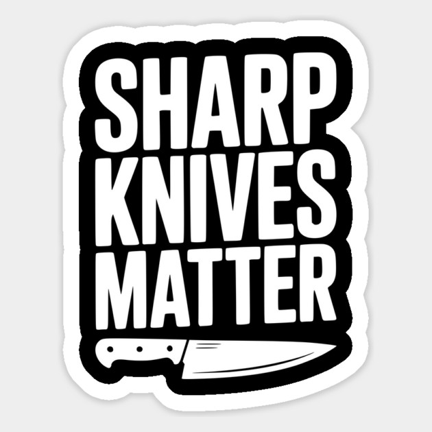 Sharp Knives Matter Magnet by Frank Ring