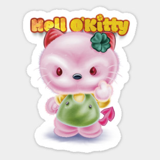 Hell O'Kitty Sticker