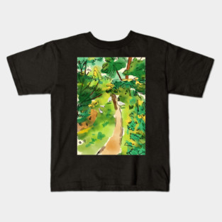 Geese in the park Kids T-Shirt