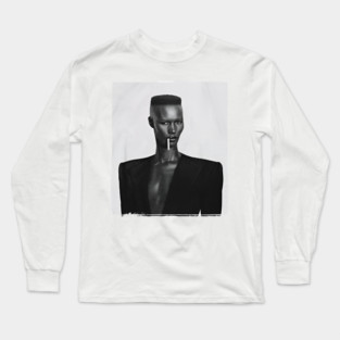 Grace Jones retro Long Sleeve T-Shirt
