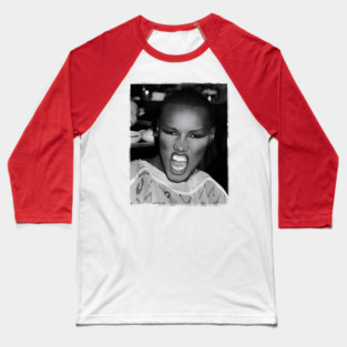Grace Jones retro Baseball T-Shirt