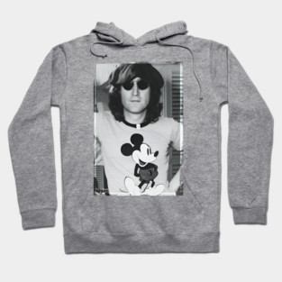 John Lennon retro, retro, fedora, sunglasses, 70s Hoodie