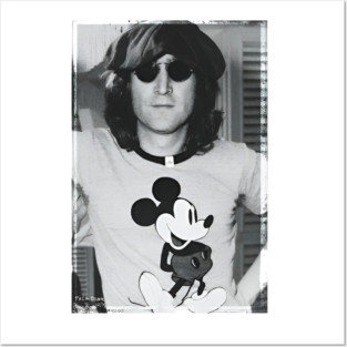 John Lennon retro, retro, fedora, sunglasses, 70s Posters and Art