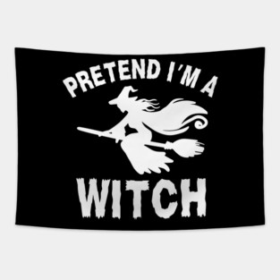 Pretend-Im-a-Witch Tapestry
