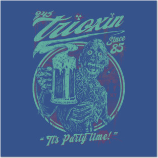 245 TRIOXIN LAGER BLUE PURPLE Posters and Art