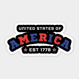 United States of America EST 1776 – Patriotic Pride Sticker