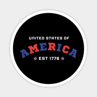 United States of America EST 1776 – Patriotic Pride Magnet