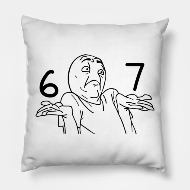 6-7 Pillow by Creatifly Graphic Tees