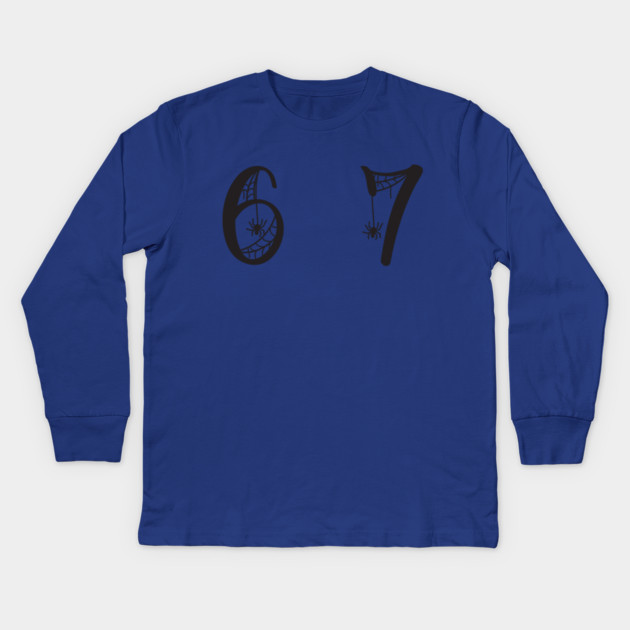 6-7 Kids Long Sleeve T-Shirt by Creatifly Graphic Tees