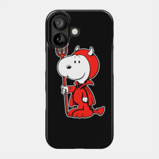 snoopy the devils Phone Case