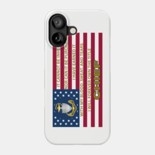 Coast Guard Chief Phone Case