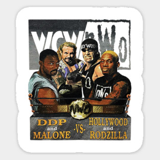 Hogan - DDP - Karl Malone - Rodman - WCW Wrestling Magnet