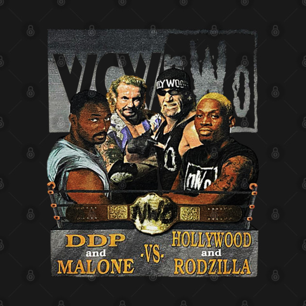 Hogan - DDP - Karl Malone - Rodman - WCW Wrestling by nicklower