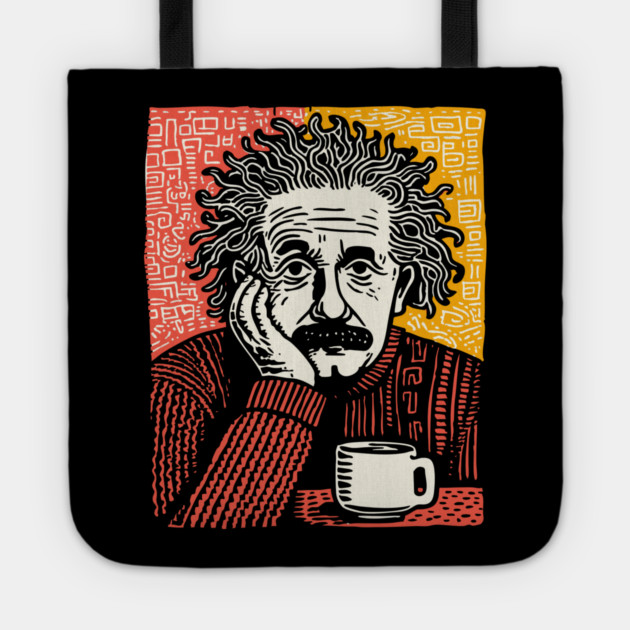 Theory of Relatability - Einstein Pop Art Tote by TuncGK
