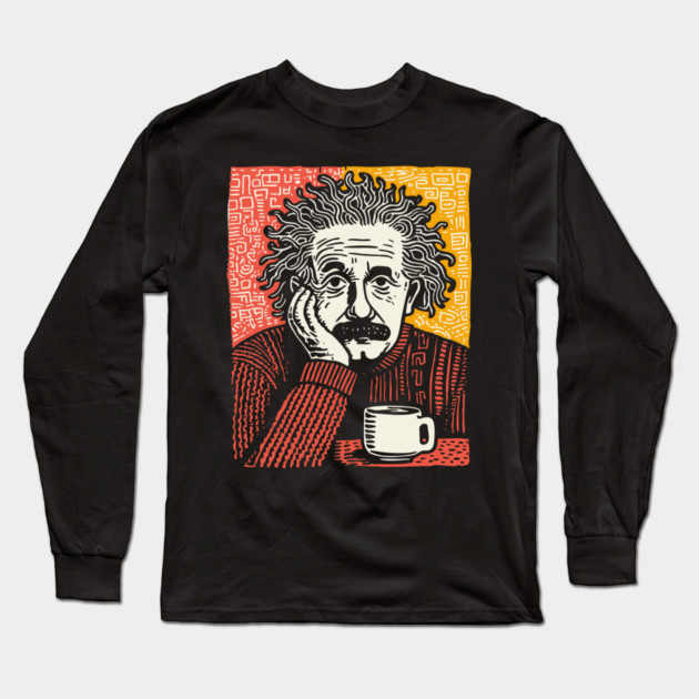 Theory of Relatability - Einstein Pop Art Long Sleeve T-Shirt by TuncGK