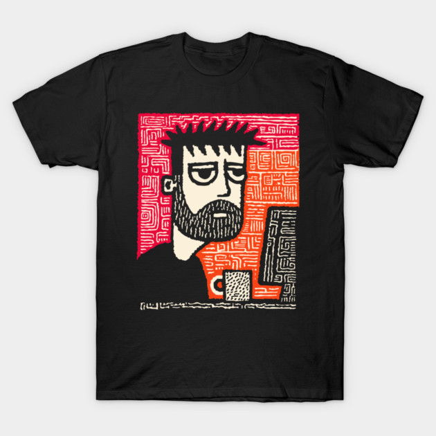 The Designer's Block - Creative Burnout Art T-Shirt by TuncGK