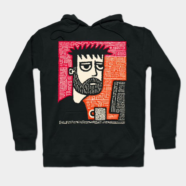 The Designer's Block - Creative Burnout Art Hoodie by TuncGK
