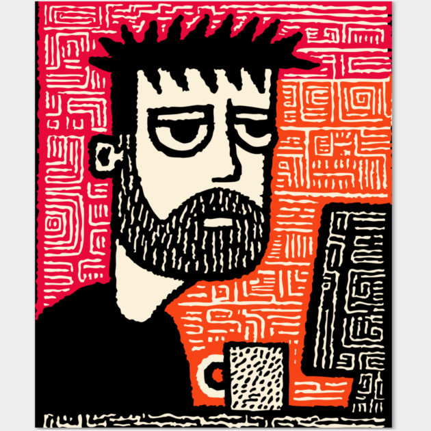 The Designer's Block - Creative Burnout Art Wall Art by TuncGK