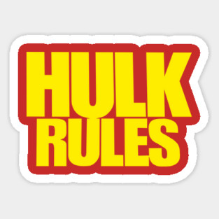 Hulk Hogan - Hulk Rules - Wrestling Magnet