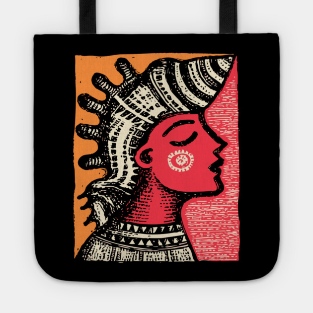 Queen of the Tides - Abstract Ocean Goddess Tote by TuncGK