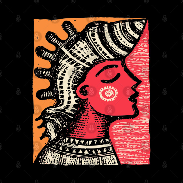 Queen of the Tides - Abstract Ocean Goddess by TuncGK