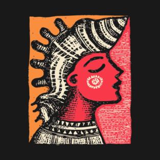 Queen of the Tides - Abstract Ocean Goddess T-Shirt