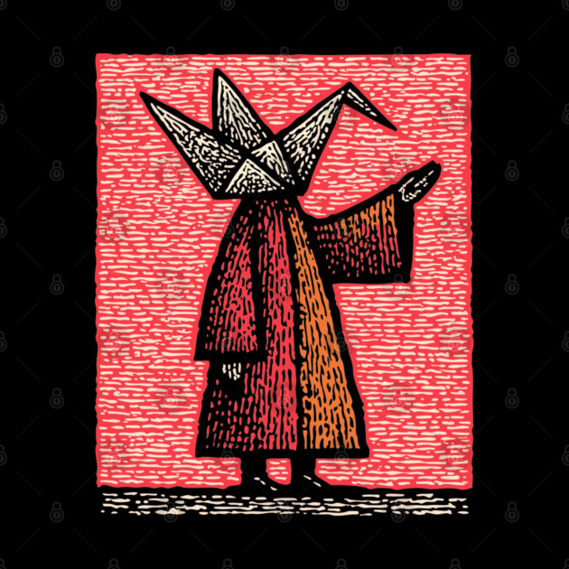 Folded Thoughts - Abstract Origami Figure by TuncGK