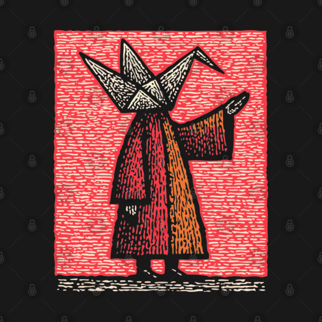 Folded Thoughts - Abstract Origami Figure by TuncGK