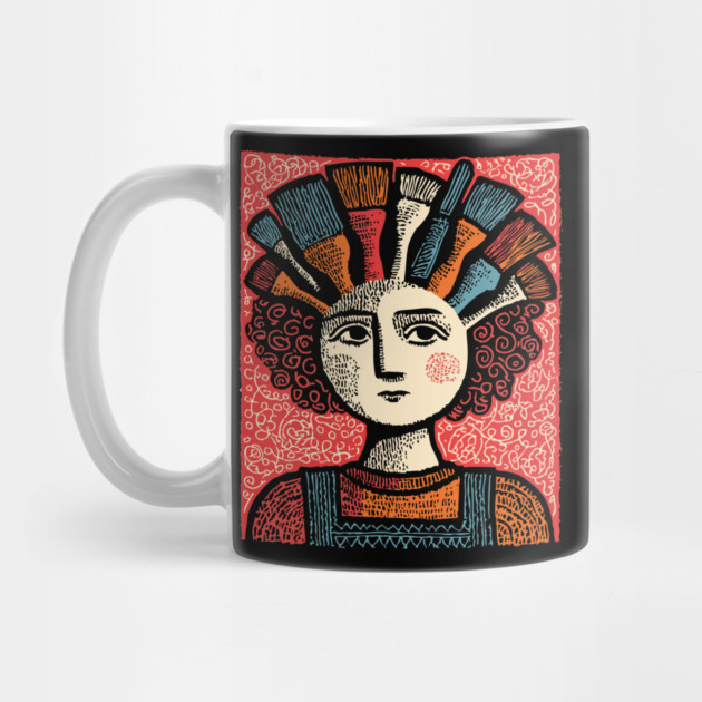 The Artist - Whimsical Painter Portrait by TuncGK