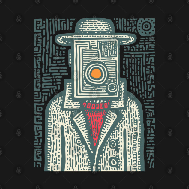 Camera Head - Surreal Photographer Portrait by TuncGK