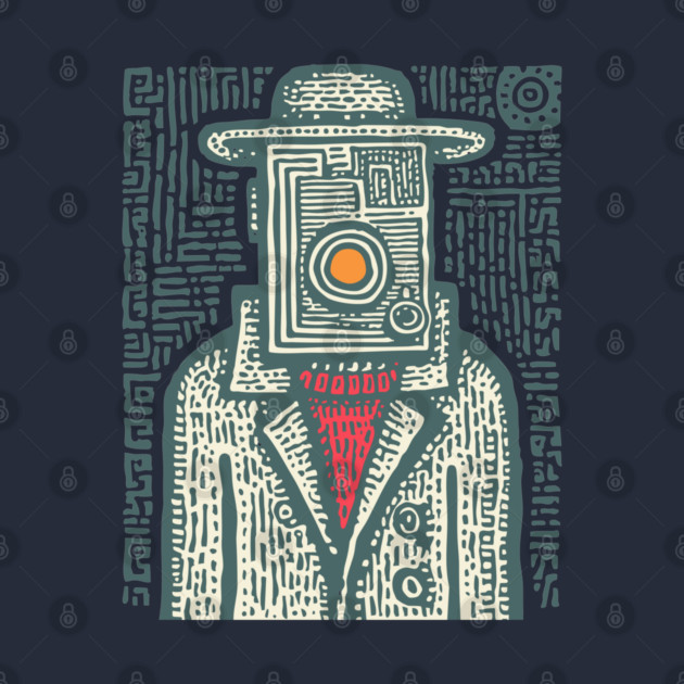 Camera Head - Surreal Photographer Portrait by TuncGK