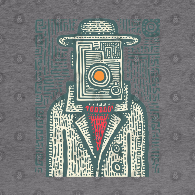 Camera Head - Surreal Photographer Portrait by TuncGK