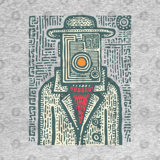 Camera Head - Surreal Photographer Portrait by TuncGK